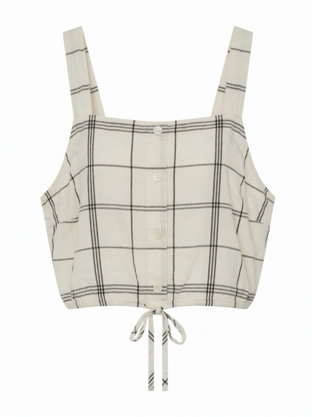 New Day Plaid Crop Top - Size XXL